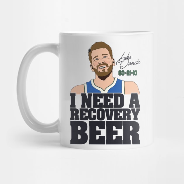 I Need a Recovery Beer -  Luka Doncic 60-21-10 by darklordpug